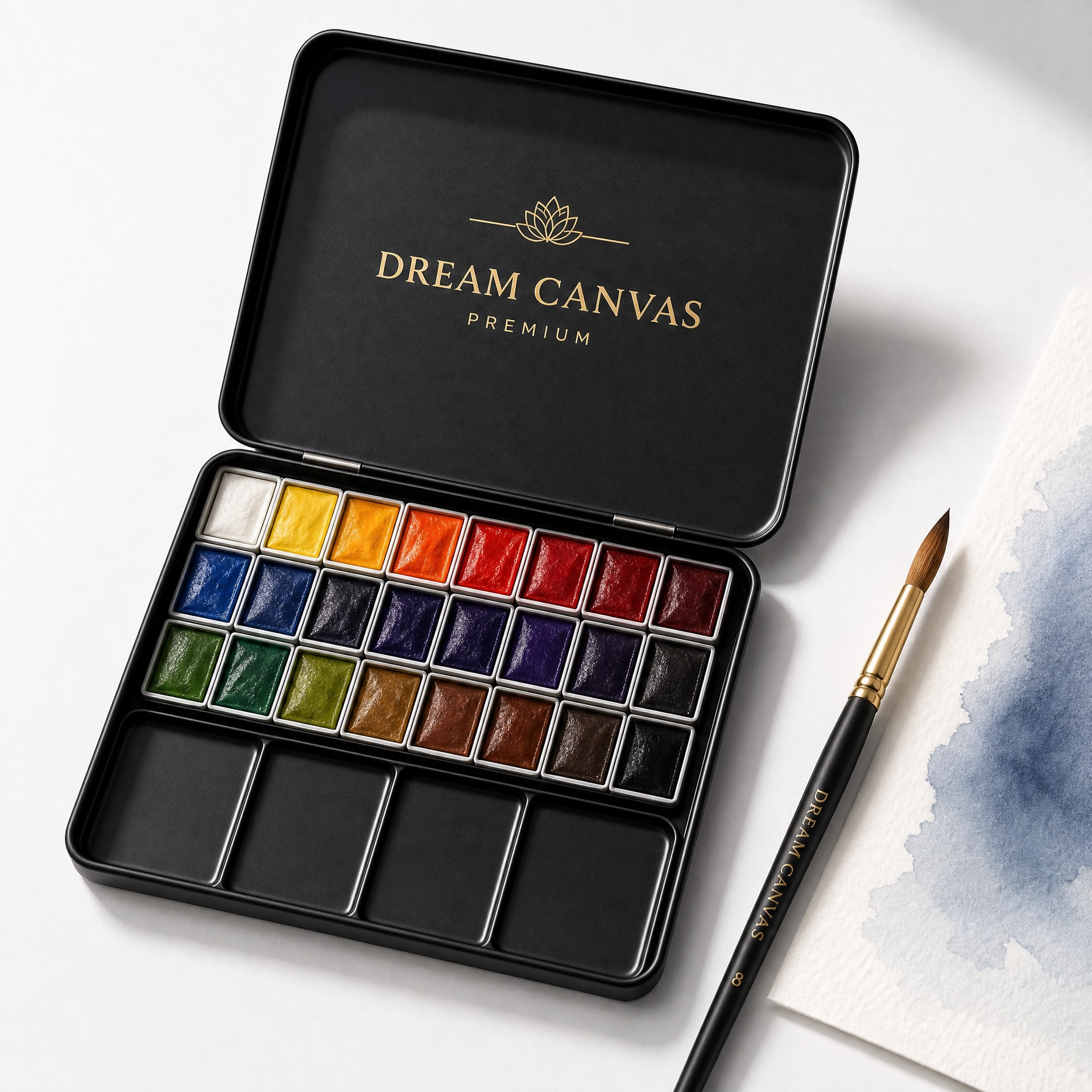 Dream Canvas Premium Watercolor Paint Set for Artists