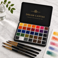 Dream Canvas Vibrant Watercolor Set for Creative Painting